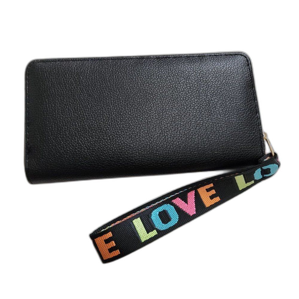 Womens Wallet Wristlet Purse Love